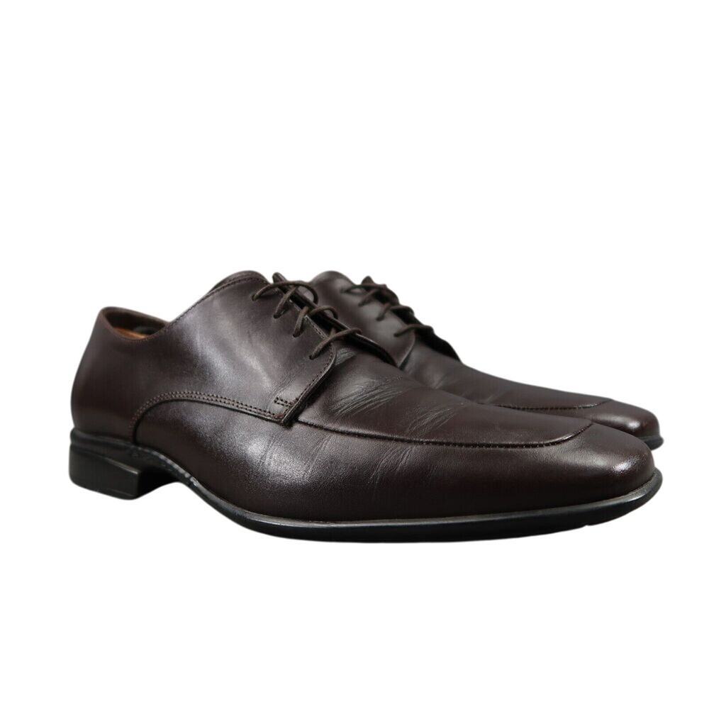 To Boot Shoes Mens 9 Oxford Derby Classic Leather Square Toe Formal Adam Derrick